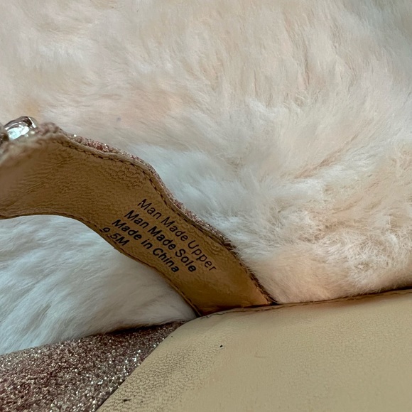 Jewel Badgley Mischka Ormond Flat Dress Sandal size 9.5M, Rose Gold - Picture 5 of 8